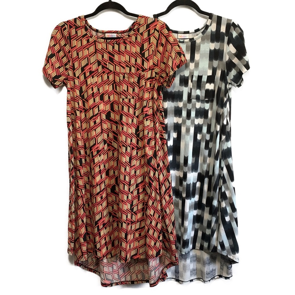 LuLaRoe Carly High Low Dress Bundle of 2!